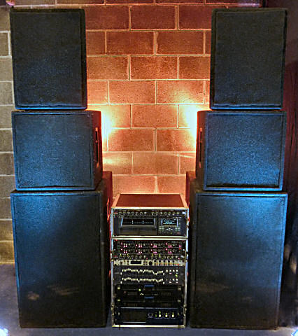 Baby Opus 5kW Speaker Cabinets and Amp Rack