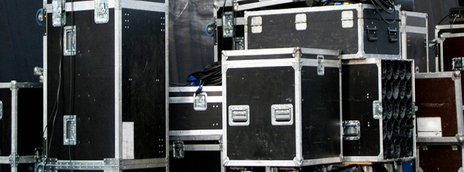 Flightcases and amp racks for big band touring sound system