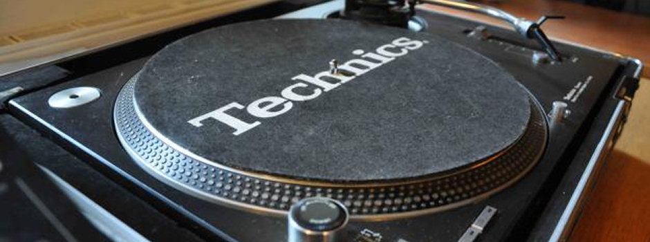 Technics 1210 Mk2 DJ Turntable for mobile disco flightcased